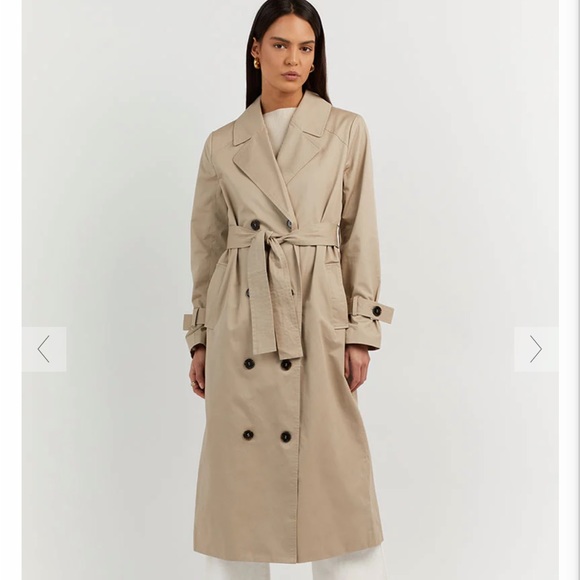 DISSH Foster Stone Trench Coat US Size 6 - Picture 5 of 7